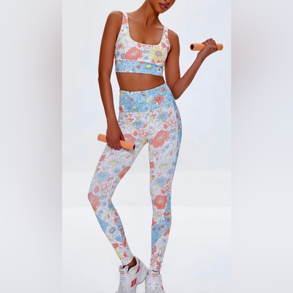 NWOT F21 Floral Sports Bra S - Picture 4 of 7